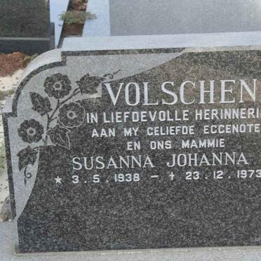 VOLSCHENK Susanna Johanna 1938-1973