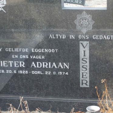 VISSER Pieter Adriaan 1928-1974
