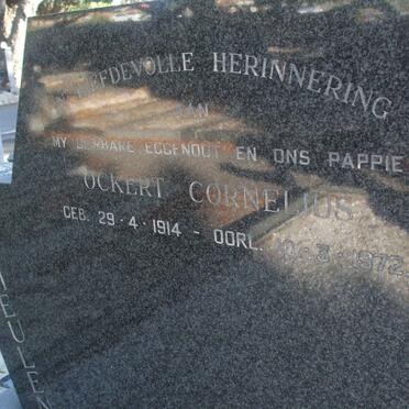 VERMEULEN Ockert Cornelius 1914-1972