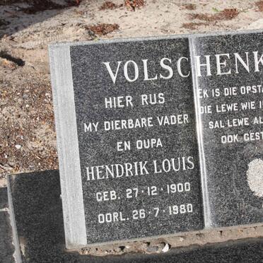 VOLSCHENK Hendrik Louis 1900-1980
