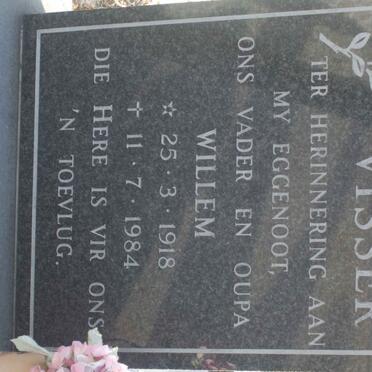 VISSER Willem 1918-1984 &amp; Bertha 1915-1999