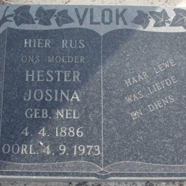 VLOK Hester Josina nee NEL 1886-1973