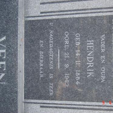 VEEN Hendrik 1884-1962