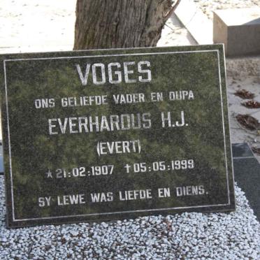 VOGES Everhardus H.J. 1907-1999