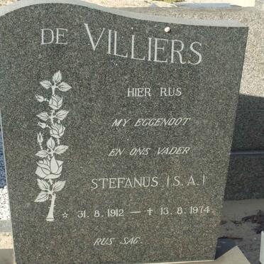 VILLIERS Stefanus A., de 1912-1974