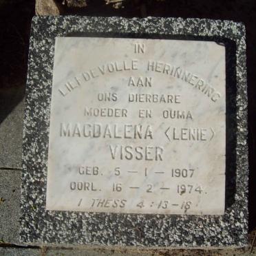 VISSER Magdalena 1907-1974
