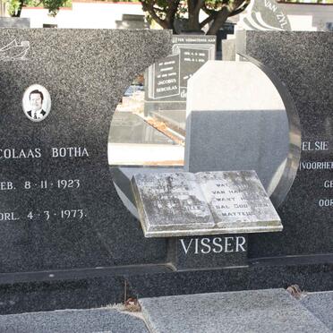 VISSER Nicolaas Botha 1923-1973 &amp; Elsie Ellena WESSELS voorheen VISSER nee NIELSEN 1925-1995