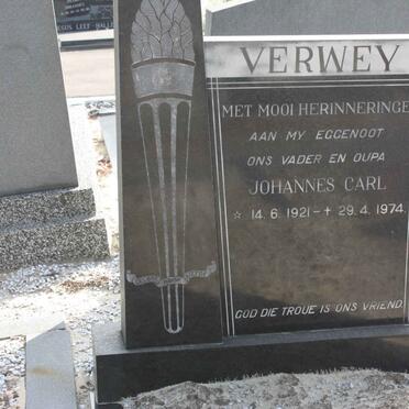 VERWEY Johannes Carl 1921-1974