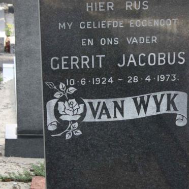 WYK Gerrit Jacobus, van 1924-1973