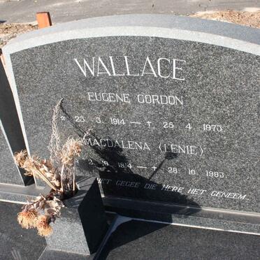 WALLACE Eugene Gordon 1914-1973 &amp; Magdalena 1914-1983