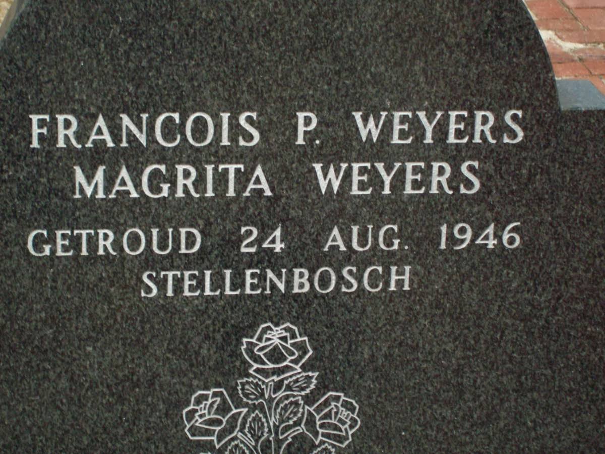 WEYERS Francois P. &amp; Magrita