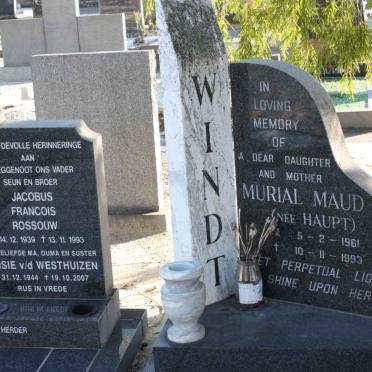 WINDT Muriel Maud HAUPT 1961-1993