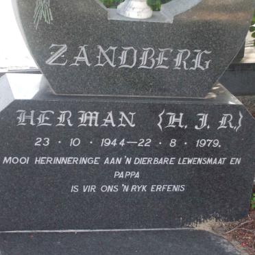ZANDBERG H.J.R. 1944-1979