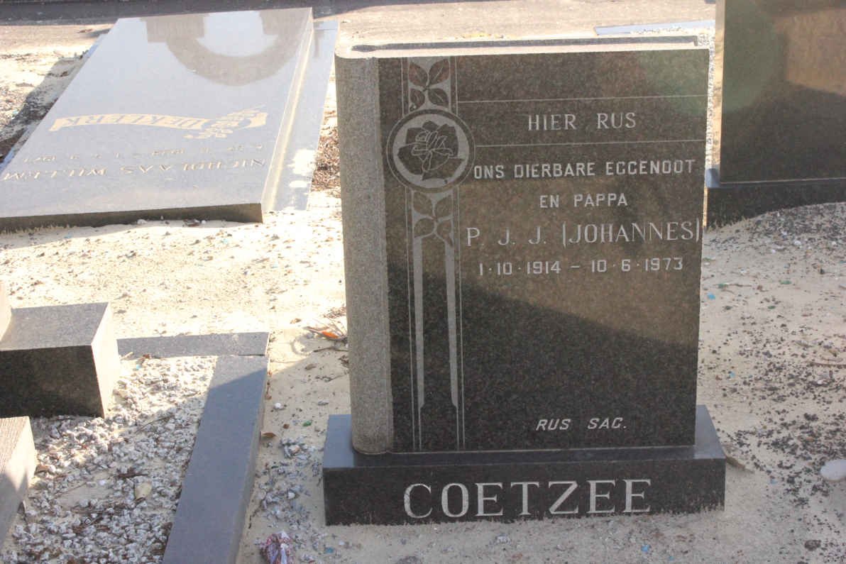 COETZEE P.J.J. 1914-1973