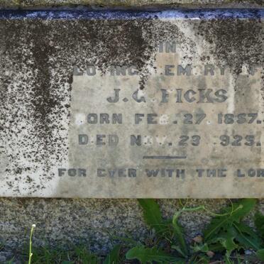 FICKS J.G. 1857-1925