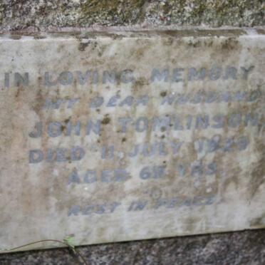 TOMLINSON John -1929