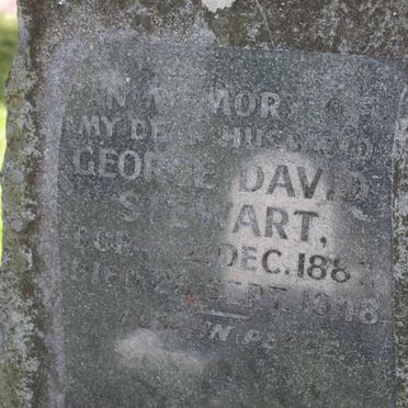 STEWART George David 1887-1918