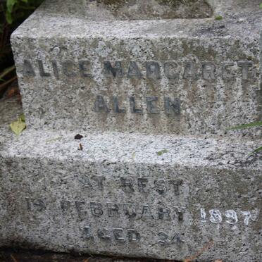 ALLEN Alice Margaret  -1897