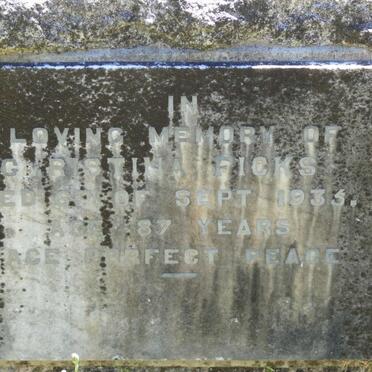 FICKS Christina -1935