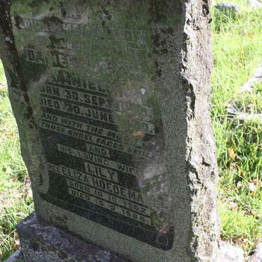 DANIELS Daniel Josiah 1898-1950 &amp; Eliza HOEDEMAKER 1902-1964