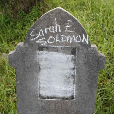 SOLOMON Sarah E.  -1948