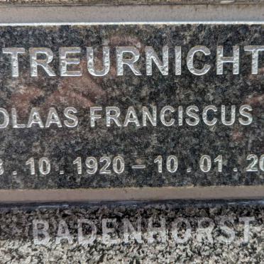 TREURNICHT Nicolaas Franciscus 1920-2000