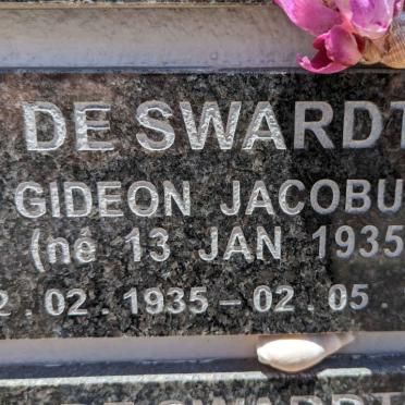 SWARDT Gideon Jacobus, de 1935-1985