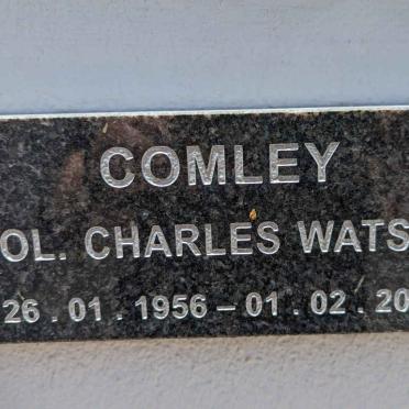COMLEY Charles Watson 1956-2021