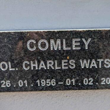 COMLEY Charles Watson 1956-2021