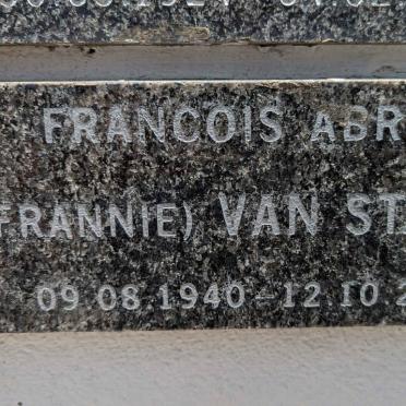 STADEN Francois Abram, van 1940-2004