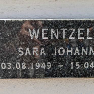 WENTZEL Sara Johanna 1949-2012