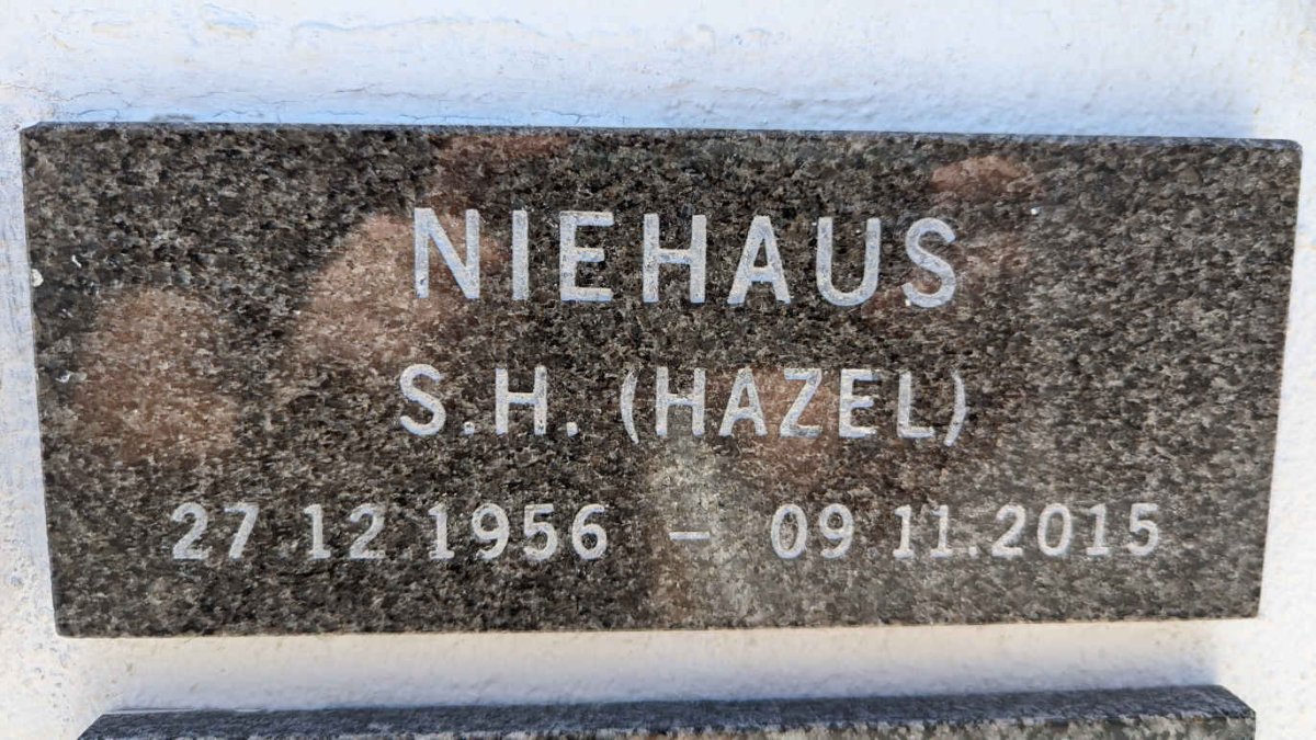 NIEHAUS S.H. 1956-2015