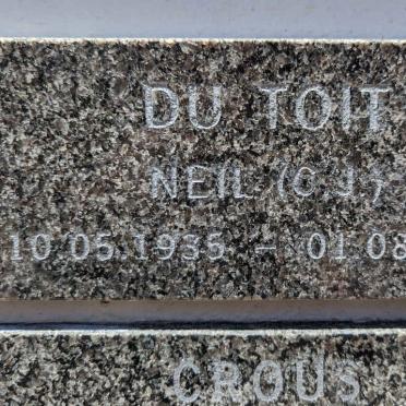 TOIT Neil C.J., du 1935-2013