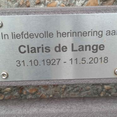 LANGE Claris, de 1927-2018