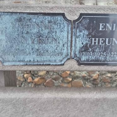 YKEN Yvonne, van 1954-2019 :: HEUNIS Enid 1925-2018
