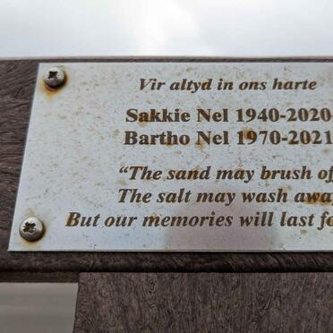 NEL Sakkie 1940-2020 :: NEL Bartho 1970-2021