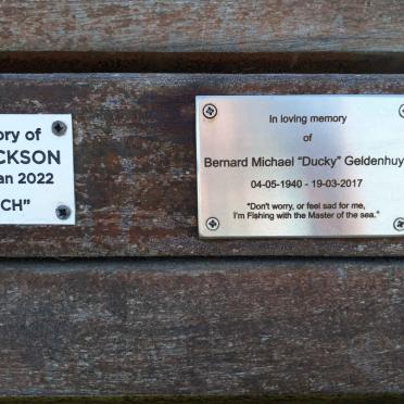 GELDENHUYS Bernard Michael 1940-2017