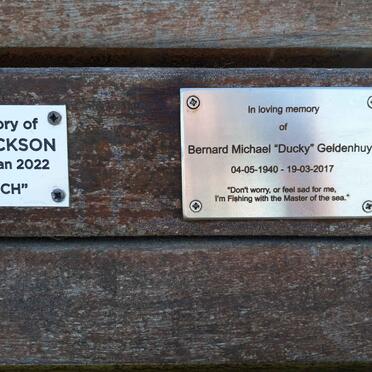 GELDENHUYS Bernard Michael 1940-2017