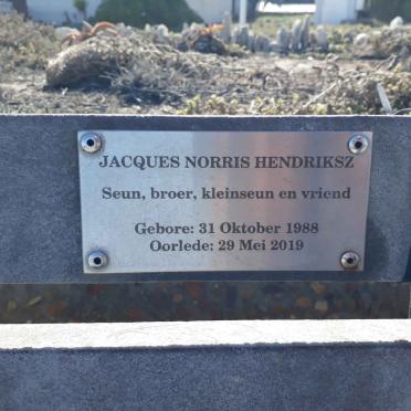 HENDRIKSZ Jacques Norris 1988-2019
