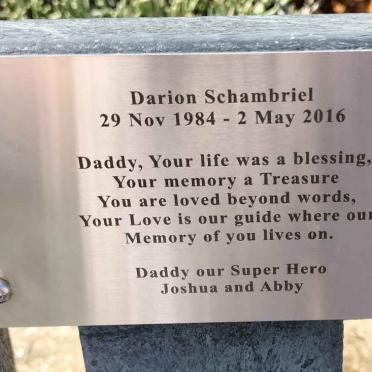 SCHAMBRIEL Darion 1984-2016