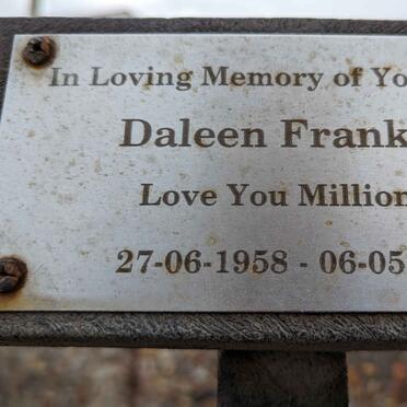 FRANKEL Daleen 1958-2017