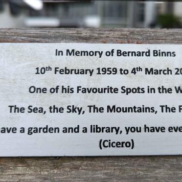 BINNS Bernard 1959-2016