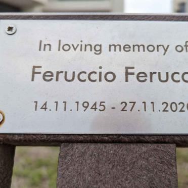 FERUCCI Feruccio 1945-2020