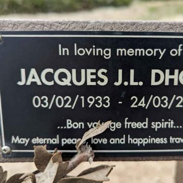 DHONT Jacques J.L. 1933-2019