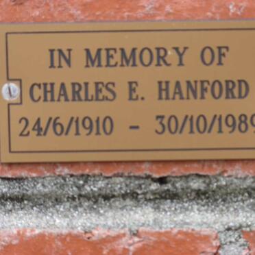 HANFORD Charles E. 1910-1989