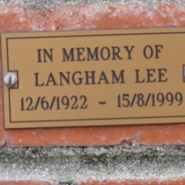 LEE Langham 1922-1999