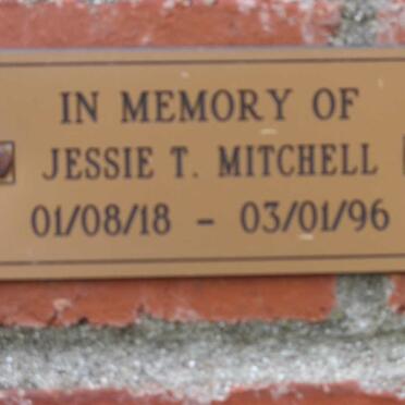 MITCHELL Jessie T. 1918-1996