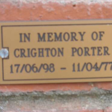 PORTER Crighton 1898-1977