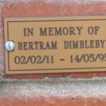 DIMBLEBY Bertram 1911-1995