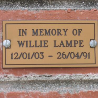 LAMPE Willie 1903-1991